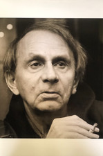 Michel HOUELLEBECQ - Original photograph by Michel GINIES. Dated and signed.