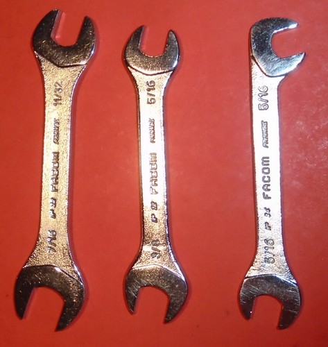Jeu clé plate fourche - de,