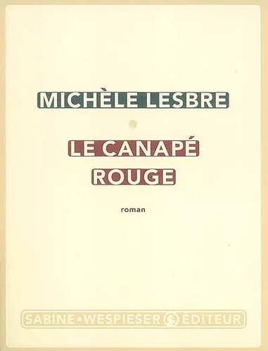 Canapé rouge michèle - le, rouge,