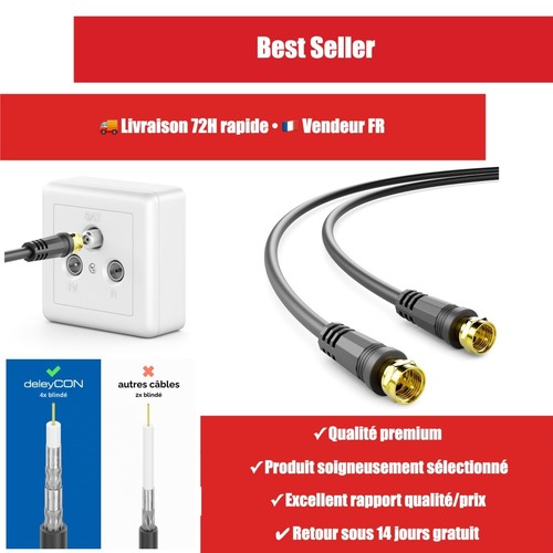 Câble coaxial antenne sat - coaxial,