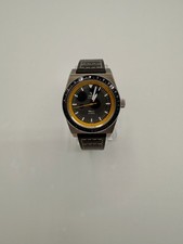 YEMA Urban Sport Flygraf 39mm Black Leather  Band YFLY23-AA65S Automatic Watch