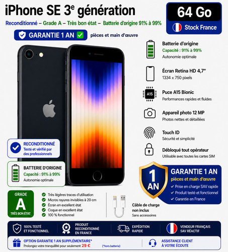 Apple iphone 3ème - apple, se