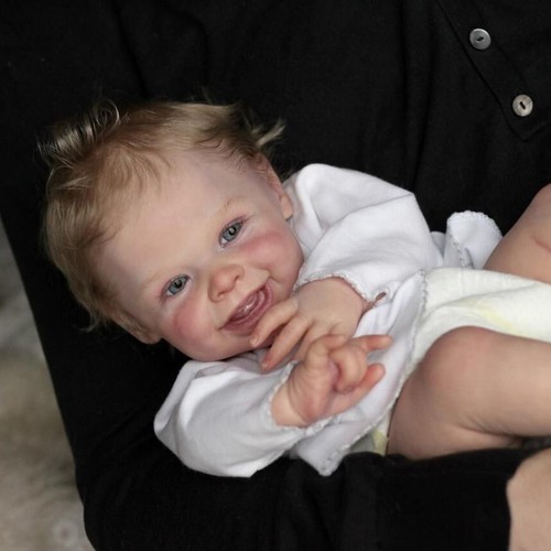 Smiling reborn baby - baby, dolls