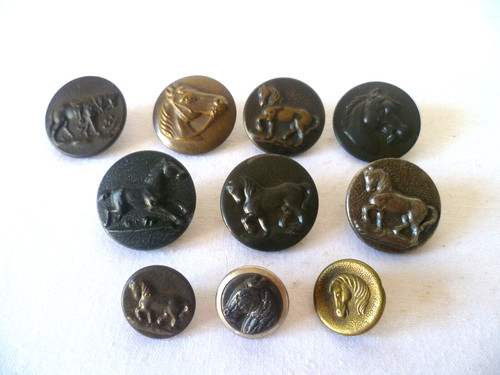 Anciens boutons chasse - boutons, de
