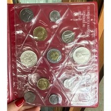 ITALY DIVISIONAL 1993 GOLDONI SILVER SILVER 11 VALUES UNCIRCULATED