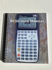 Manual for DC50 Survey Data Collection Hewlett Packard HP 50G Calculator RARE