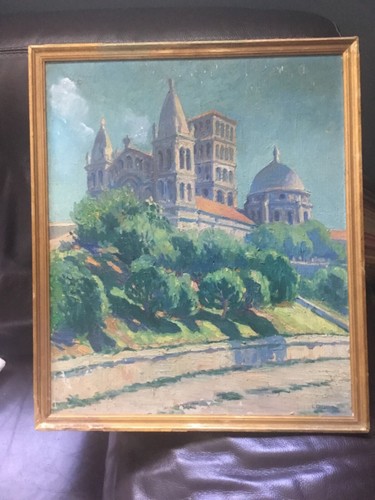 Belle huile ancienne - , l