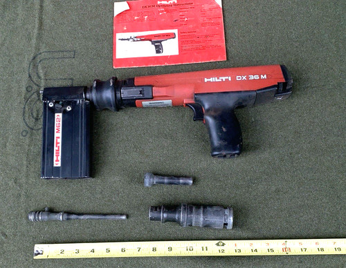 Hilti 36m powder actuated - hilti,