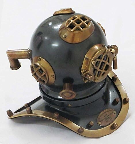 Casque plongée navy - de, us
