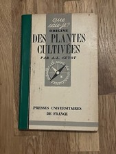 Livre Origine Des Plantes cultivées 1942 (L2B)