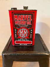 bidon huile ancien MARVEL OIL