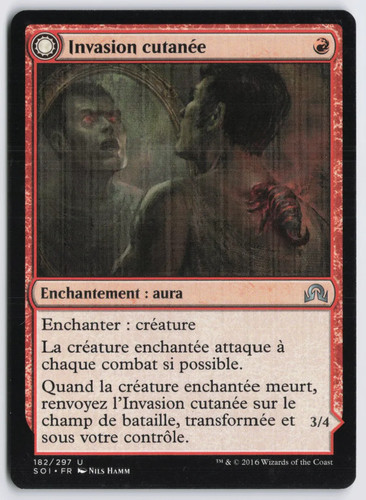 Invasion cutanée délesteur - invasion,