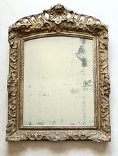 18th century mirror carved wood gilded, ice Louis XV era