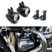 Phares additionnels led moto 40W + SUPPORTS TUBULAIRES ABS 360°