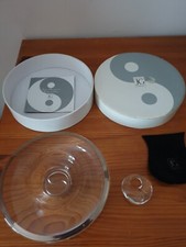 Magnifique vide poche ying yang intemporel JG DURAND en cristal d'Arques