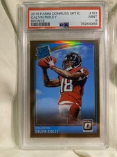 2018 Donruss Optic - Rated Rookie Calvin Ridley #161 Bronze Prizm (RC)