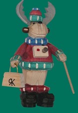 Figurine en Bois Élan