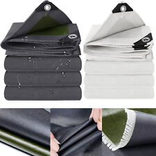 16oz Heavy Duty Canvas Tarp Tarpaulin Thick Camping Garden Cotton Shade Tent