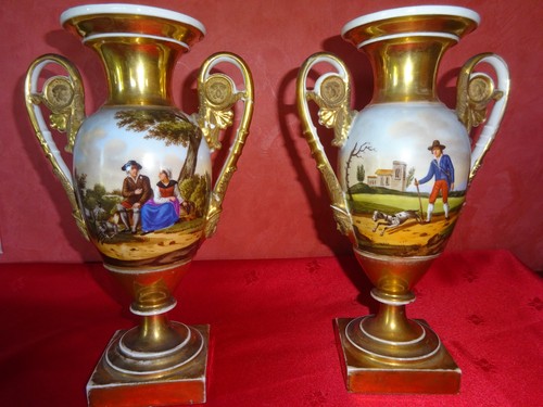 Paire vases paris empire - paire,