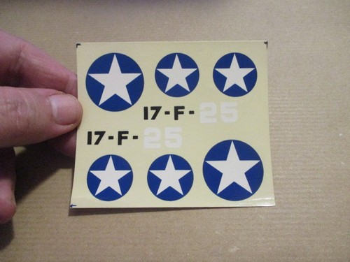 Décal 1125 pour maquette - , f4u