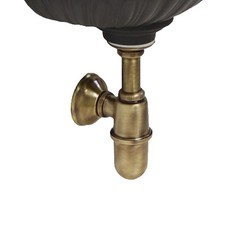 Siphon en Laiton Foncé À Bouteille Avec Vidanger De 1 " pour Fontaine Bain Évier