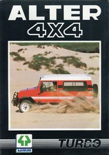 UMM Alter 4x4 Turbo sales brochure / leaflet - French text