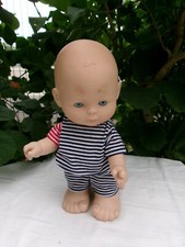 Vintage ANTON JOS SPAIN DOLL Boy Stand Up Sweater Set Navy Pants