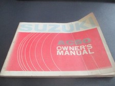 Suzuki OEM Owners Manual AC50