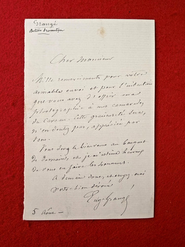 Cy95 lettre autographe - cy95-lettre,