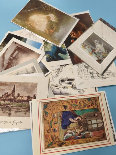 Lot cartes anciennes - , à