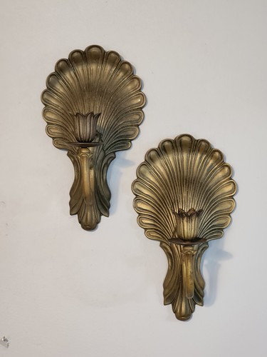 Vintage art deco - brass, shell
