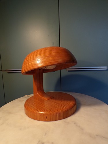 Lampe table bois - table,