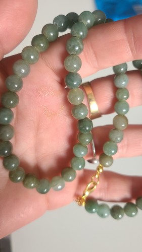 Collier jade nephrite - jade,