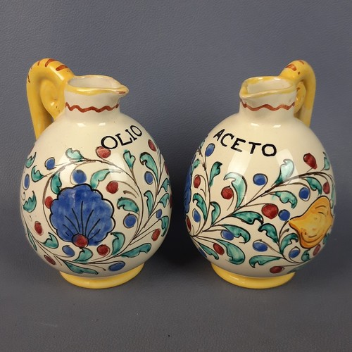 Lot burette flacons maiolica - lot,