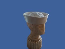 U.S NAVY ISSUE SAILOR CAP WHITE DIXIE CUP HAT COTTON TWILL GOB VINTAGE SURPLUS