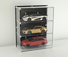 3 Tier Miniature Car Wall Display Case