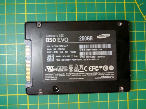 Ssd disque dur 250gb - disque, samsung