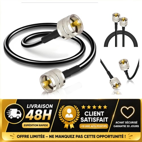 Câble coaxial rg58 - câble, uhf