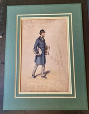 Dessin Ancien Aquarelle