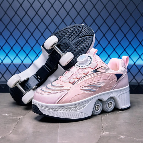 Roller skates quadruple - quadruple, roues