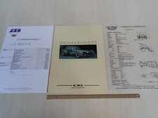 DONKERVOORT d8 sport Cosworth brochure leaflet