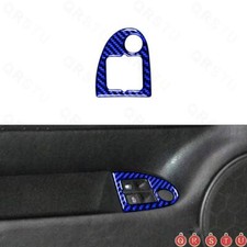 Trunk Button Panel Trim Carbon Fiber For VW Golf4 GTI Jetta MK4 1999-2004 Blue