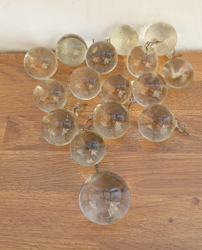 Lot anciennes boules - 16,