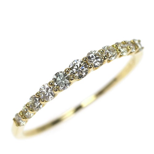 Bague diamant k18yg ct - bague, 0,30