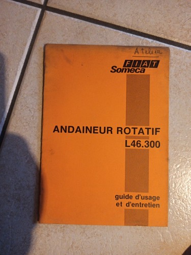 Livret fiat someca andaineur - livret,