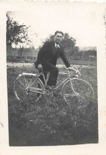 Old photograph young man - young,