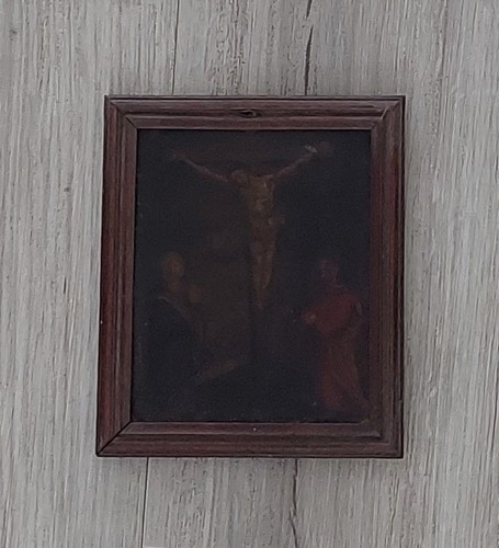Petit tableau religieux - tableau, huile