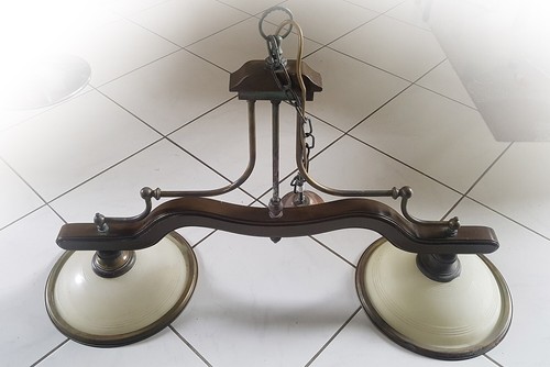 Grand lustre ancien - lustre, (1,10m)