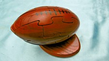wooden american soccer ball