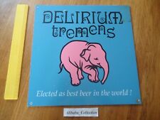 DELIRIUM TREMENS PLASTIC PLATE BELGE BEER BELGIUM ELEPHANT 33*33cm